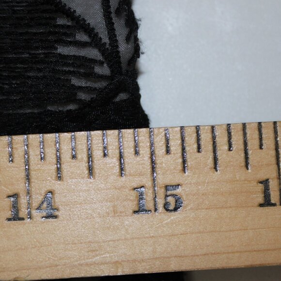 Ann Taylor Dress Sz 4 Black Grey Floral Lined Zip Nylon Polyester Dress - Picture 16 of 16